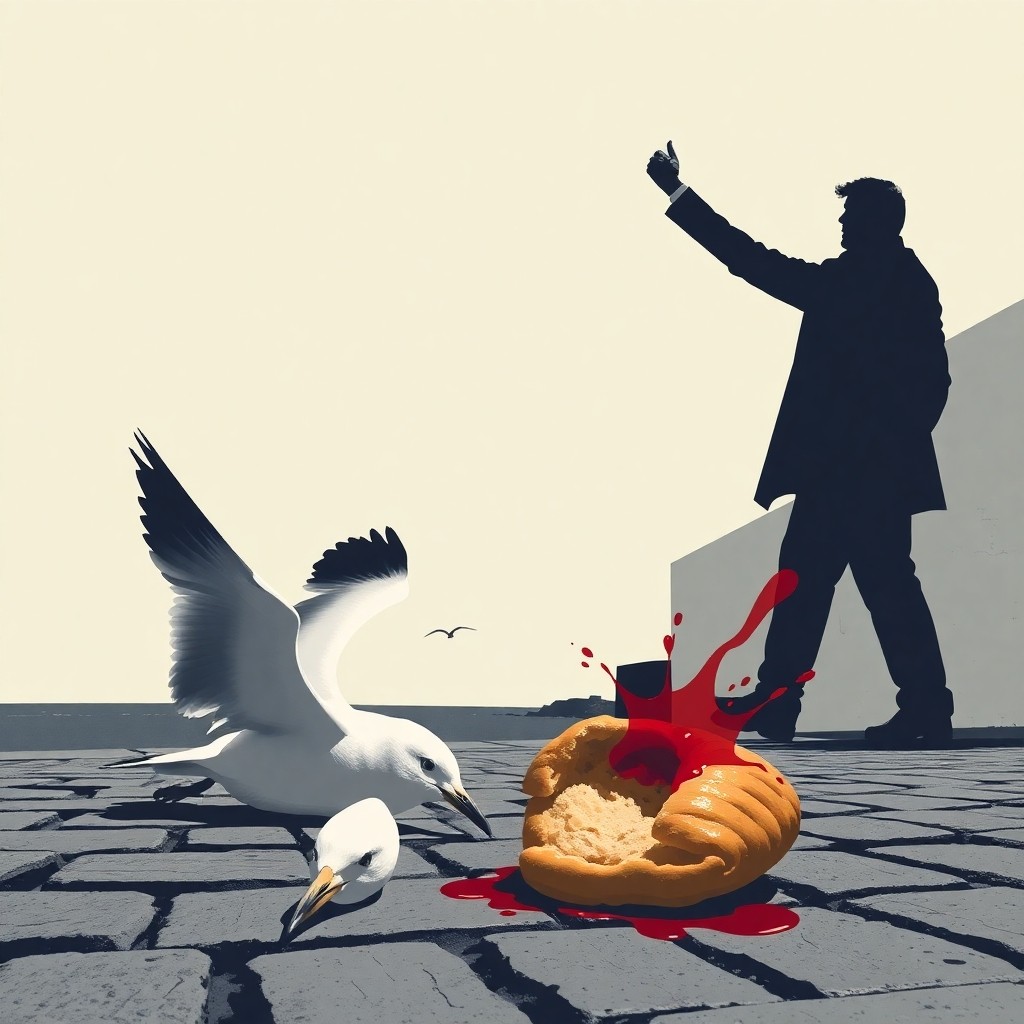 Police seek witnesses after man punches seagull to death over a stolen Cornish pasty